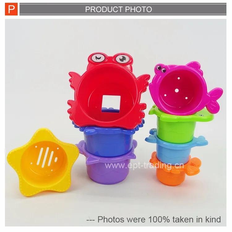 bath toy cups