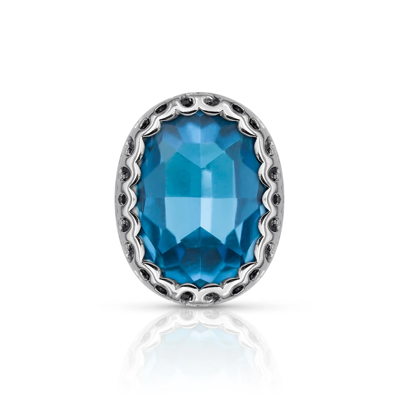 

Sew on Rhinestones Nest Claw Design Glass Oval Shape Loose Strass for Dresses, Crystal;crystal ab;jet;aquamarine