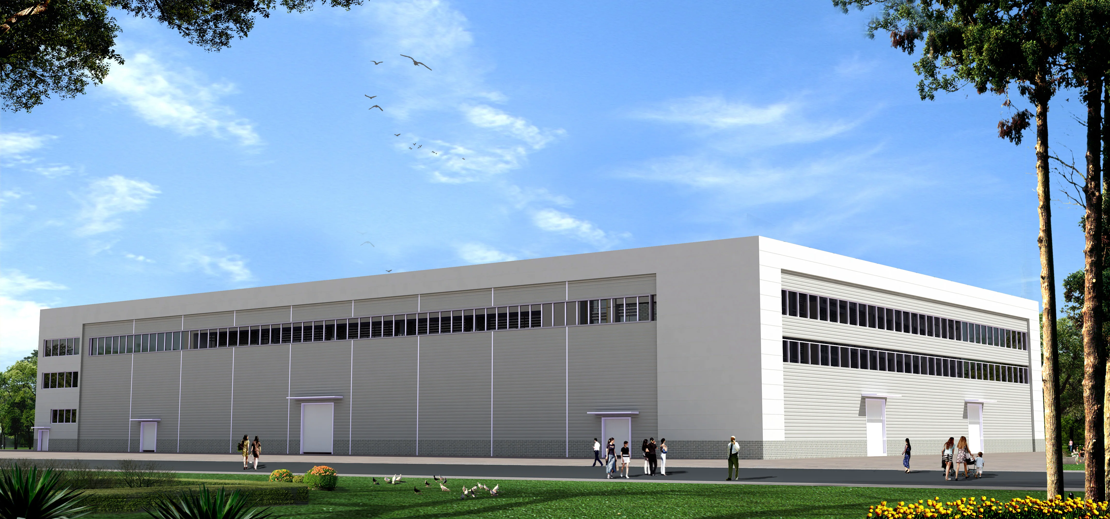 Prefabricated Steel Warehouse Shed Metal Frame Modular High Quality Low