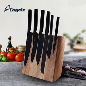 Image of Titanium Kitchen Chef Knife Set Stainless Steel