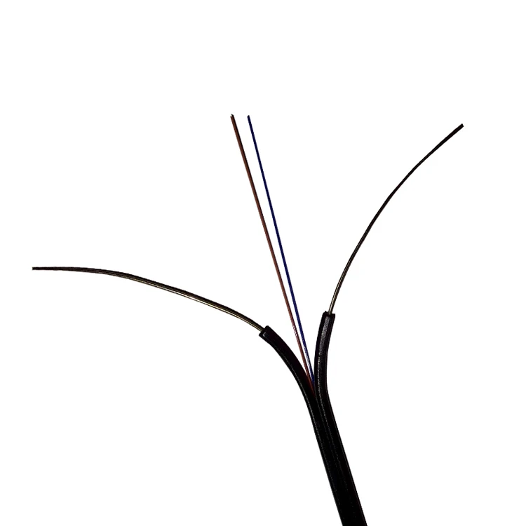 Outdoor GJYXCH FTTH Fiber Drop Cable With Steel Messenger 4 core multimode fiber optic cable - ANKUX.COM