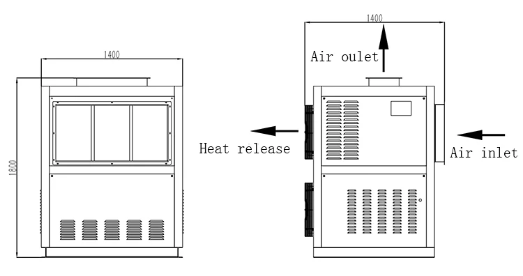 Temperature Control Heat Pump, TOJJE, 4000CBM/h, 30Kw, 30l/h - detail 8