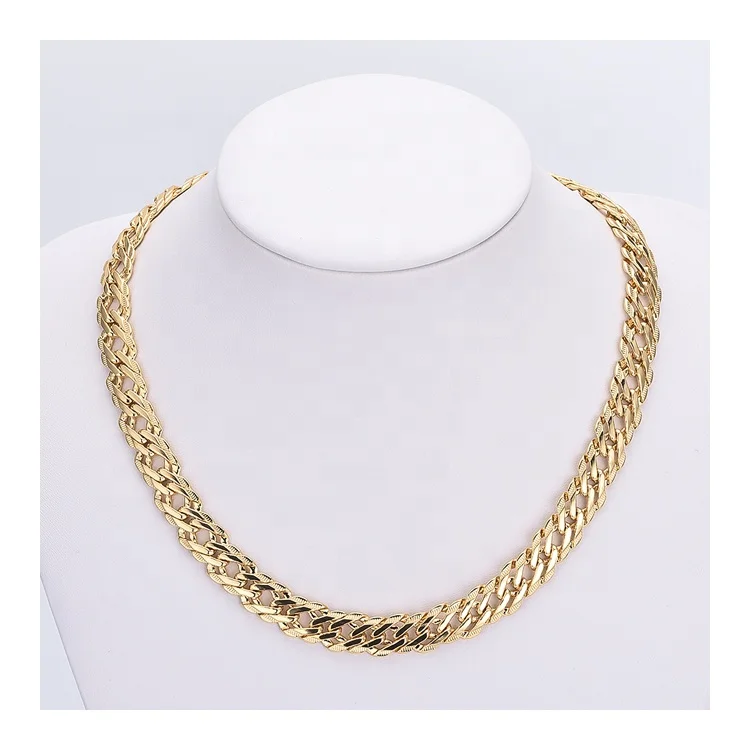 

C11145 New Gold Plated Personalized Statement Snake Chain Necklace For Women Wholesale