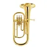 High Quality Bb Key Stainless steel Piston Yellow brass baritone