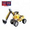 241pcs kids diy loading truck abs blocks with metal