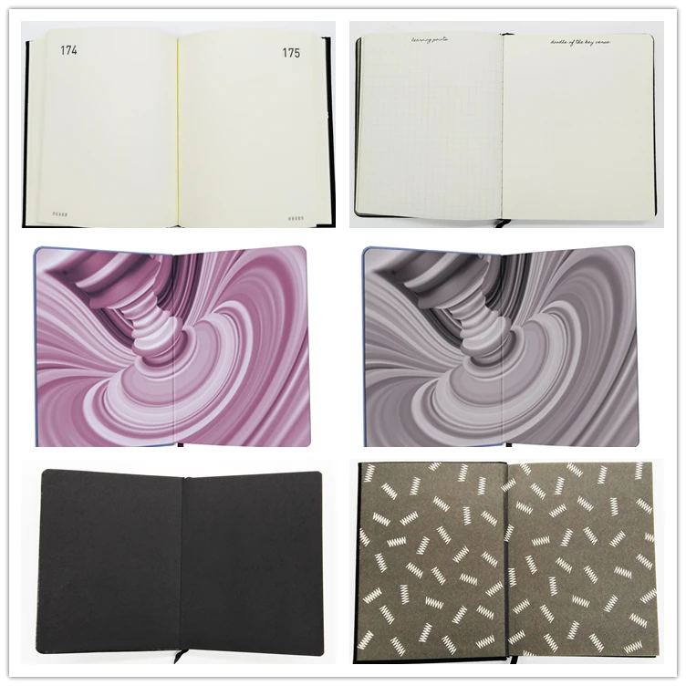 Custom Printing Abstract Painting Style Casebound Book Printing