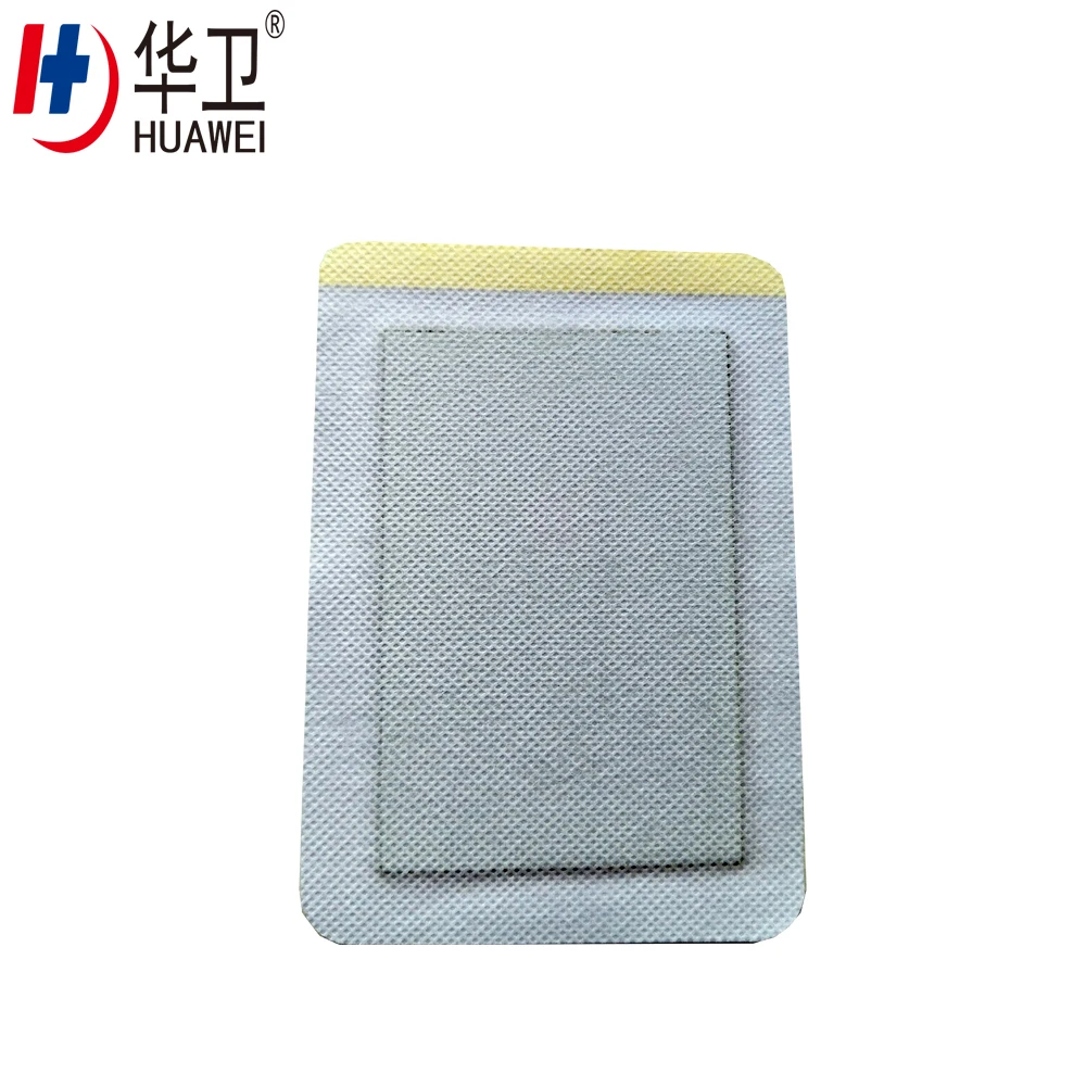 Black plaster for muscle and joint pains relief