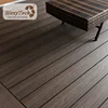 natural feeling bicolour crack-resistant coextrusion wpc decking, non slip laminate wood floor plank