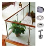 glass holder railing balcony guard interior glass railing