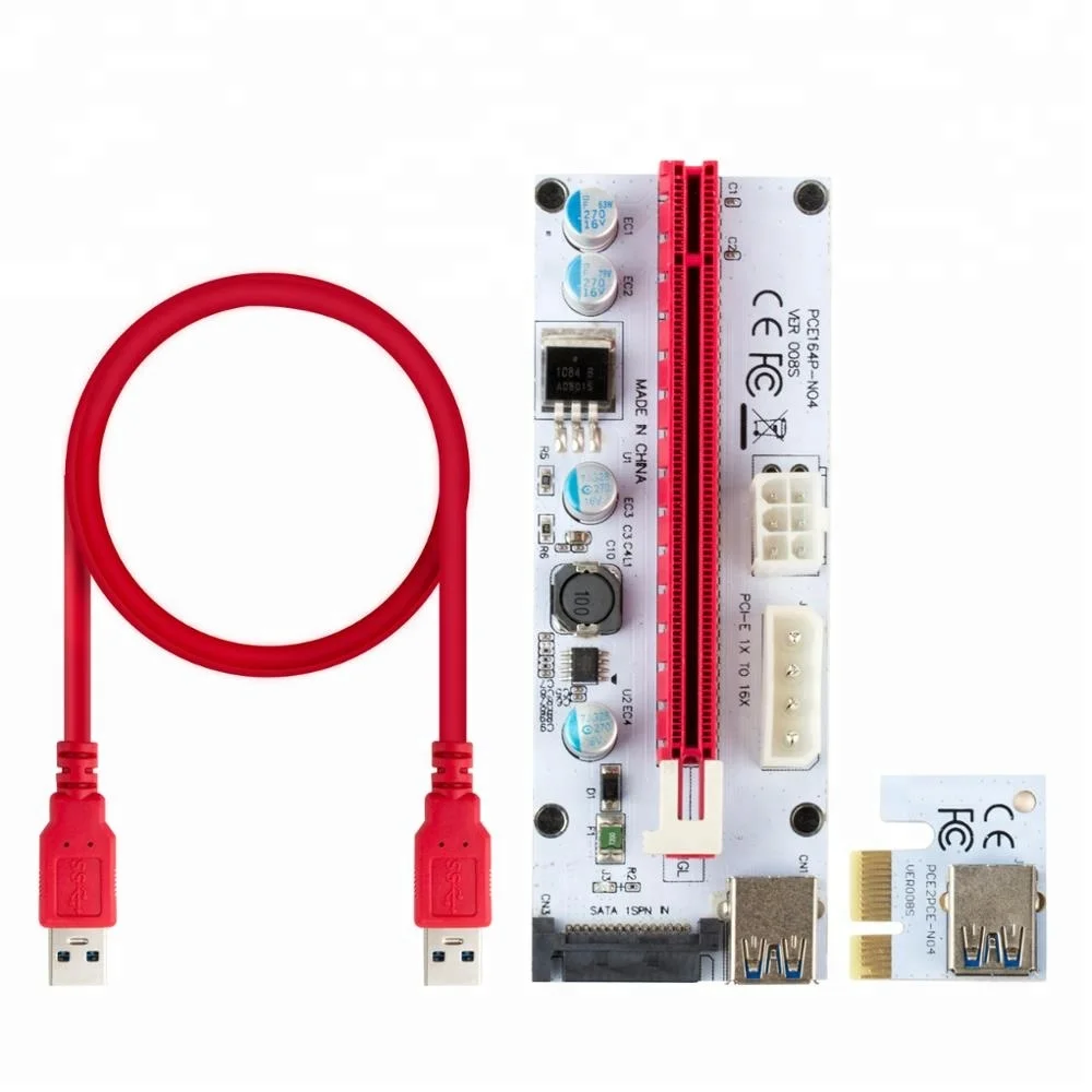 

Pcieexpress to usb 3.1 riser mining usb cardadapter extender ribbon cable