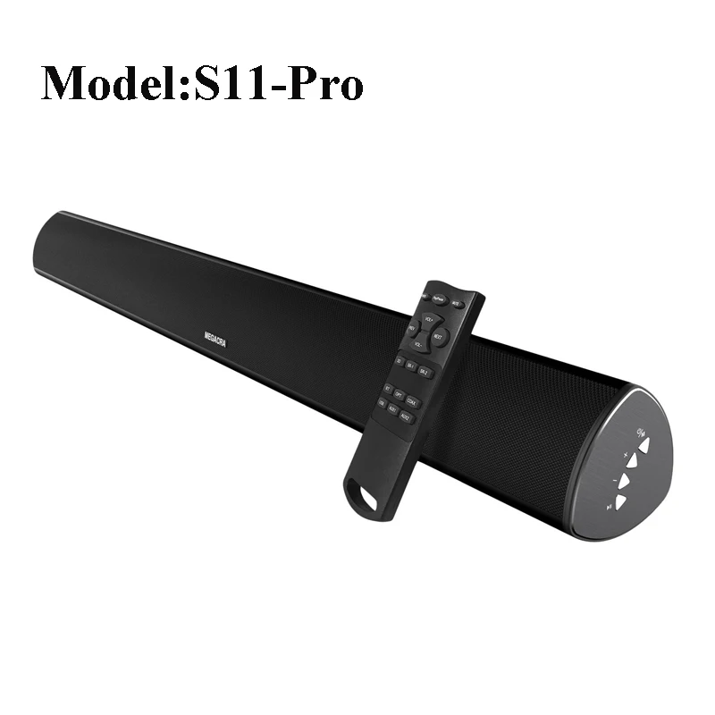 

trade assurance supplier portable bt sound bar speaker for tv, Black