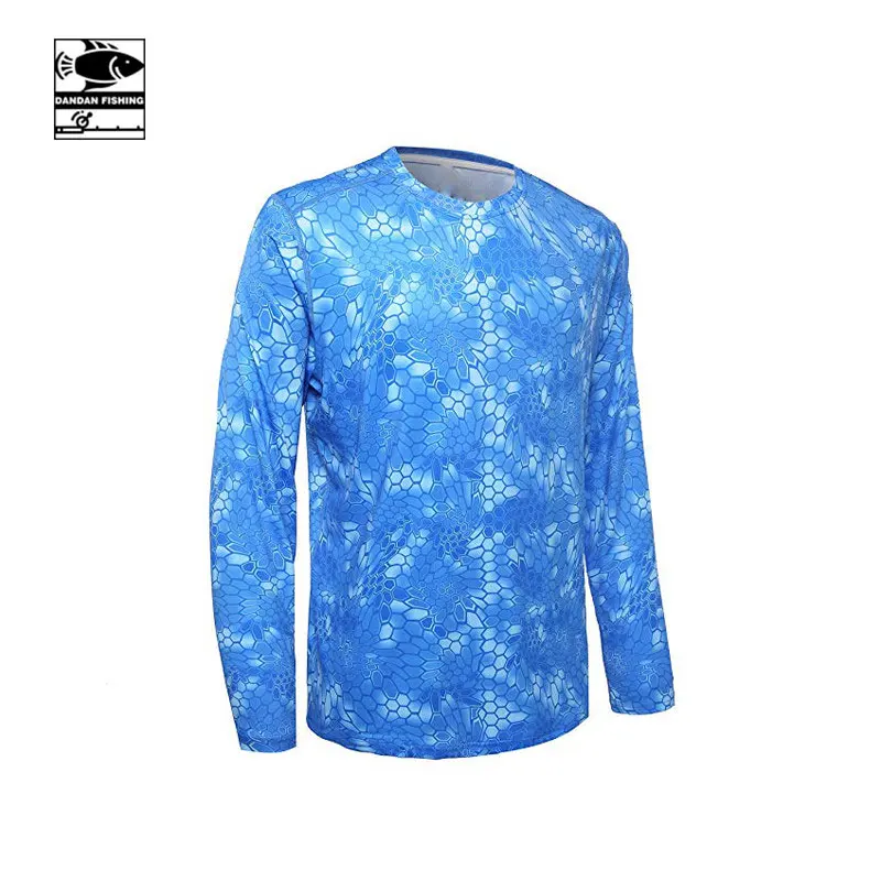 

Performance UPF 50 UV Sun Protective Camo Pattern Long Sleeve Quick Dry Fishing Wear