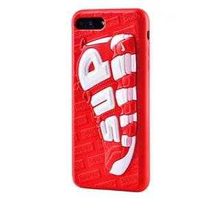 3d silicon phone case jordan shoe basketball sneaker sole smartphone back covers new style for iPhone 6 6plus X