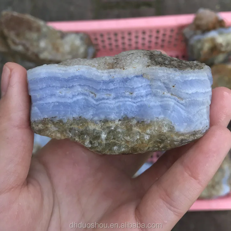 blue lace agate rough