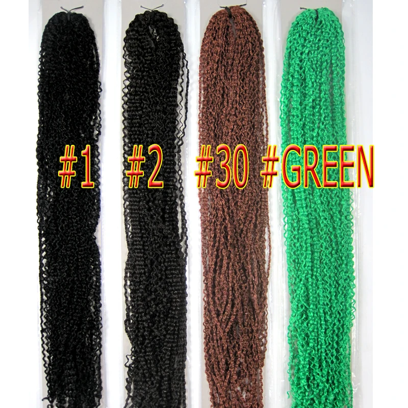 Micro Knot Zizi Braid Hair Synthetic Kinky Curly Braiding Hair