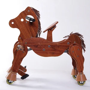 wooden ride on horse