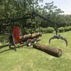 forestry self loading log trailer and crane
