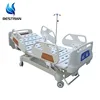 BT-AE020 5-function electric linak motor build-in operators on side rail patient hospital sick medical care bed with monkey bar