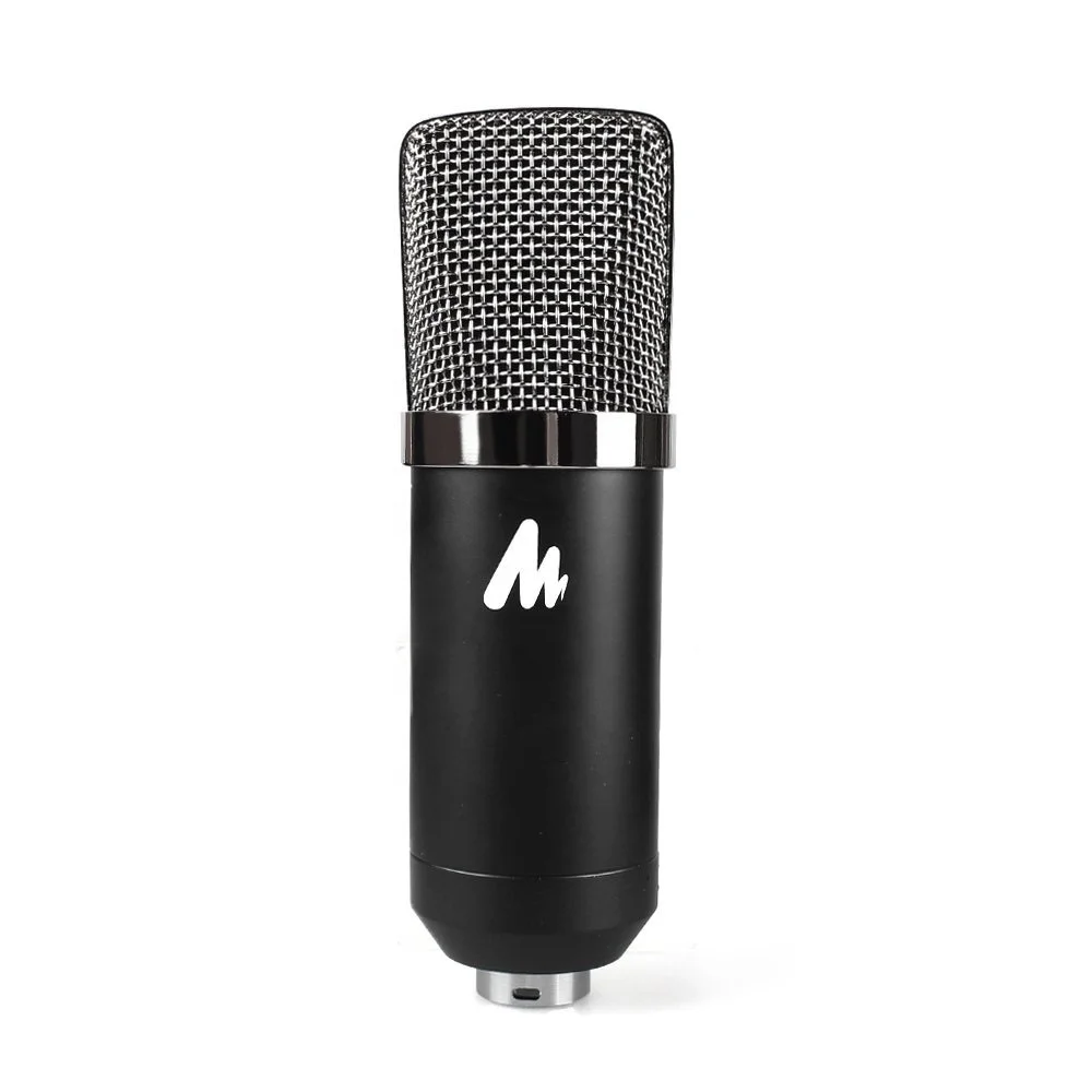 

Free Shipping for skype Sound Cardioid microphone for computer, Black;silver