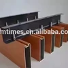Hot Sale Sound Absorbing Aluminum U Shape Ceiling Hung Faux Wood Aluminium Baffle Tube Ceilings
