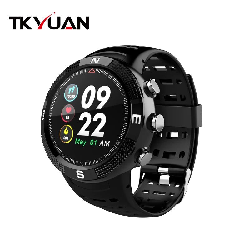 

F18 Smartwatch Fitness Activity Tracker Bluetooth 4.2 IP68 Waterproof Sleep Heart Rate Monitor GPS Smart Watch