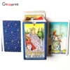 100% Custom Wholesale Printed Rider Waite Angels Oracle Trading Card Game Gold Gilt Edges Plastic or Paper Tarot Cards Printing