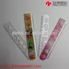 2015 new design french curve ruler,wholesale custom funny pattern color plastic folding scale ruler,