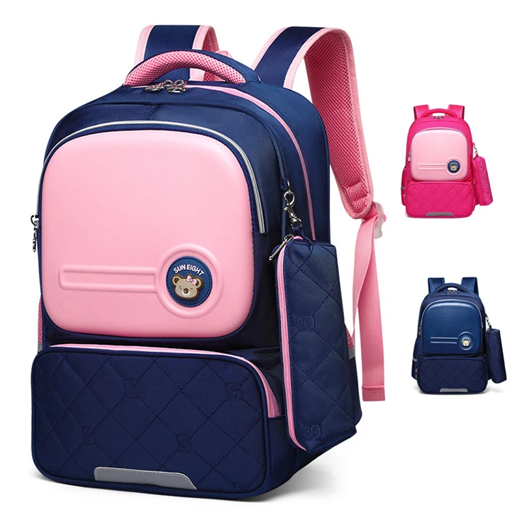 

2019 Most Popular Primary School bags cartable scolaire, Rose red,royal bule,