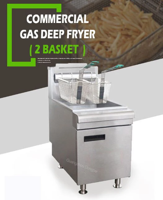 Stainless Steel Countertop Gas Fryer/ Gas Deep Fryer For Sale - Buy ...