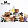 Set of 8 Ceramic Polygon Decorative Succulent Plant Pots doll Plant Pot Flower Pot