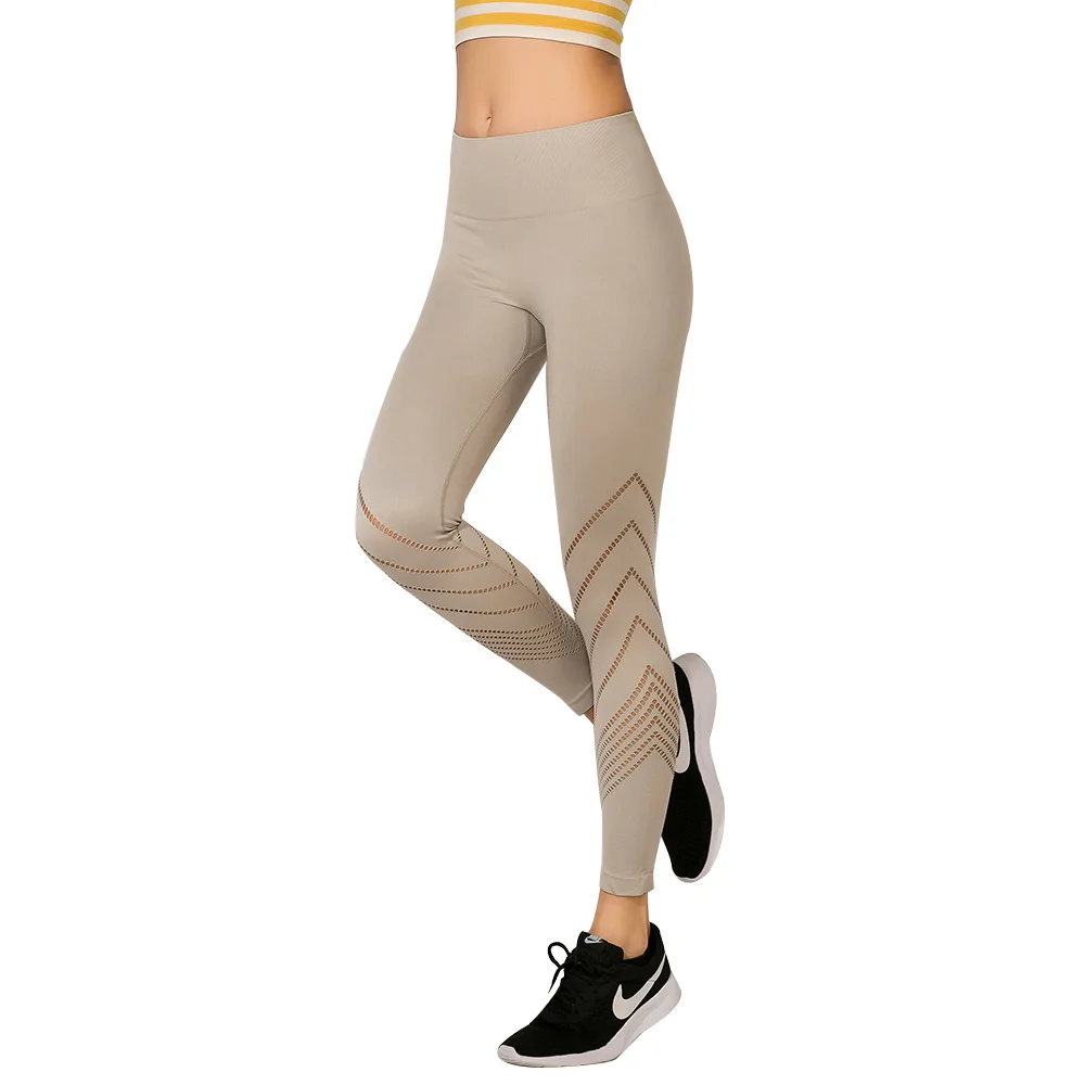 

High Waisted Workout Leggings Sexy Sport Pants Yoga Seamless Leggings For Women, Picture shown/customized upon request