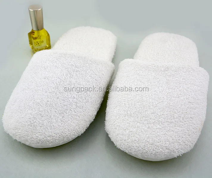 New White Spa Shoes Travel Washable Luxury Hotel Guest Slippers For ...