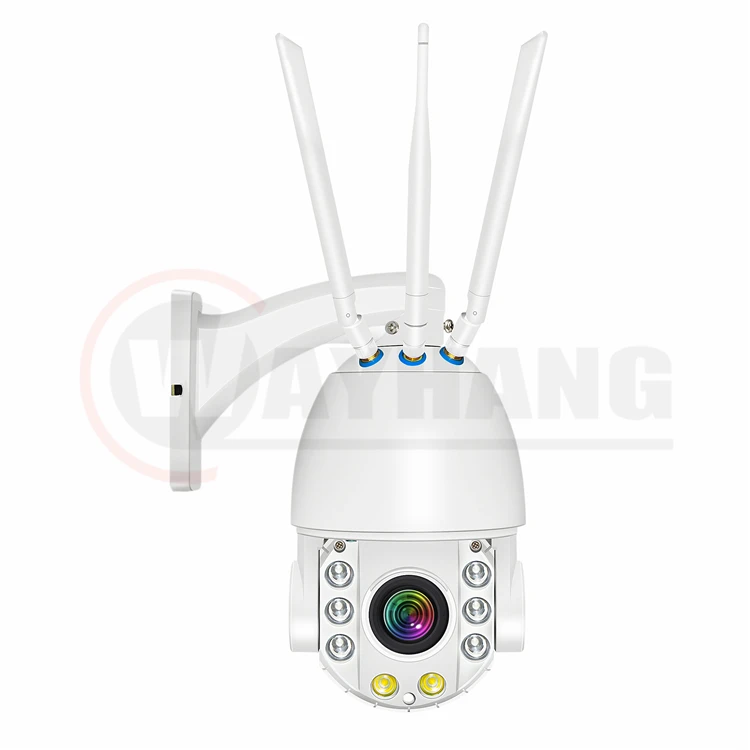 SIM Card 4G PTZ Camera Wireless 1080P 20X Optical Zoom Outdoor Security CCTV Camera Two Way Audio Full Color Night Vision