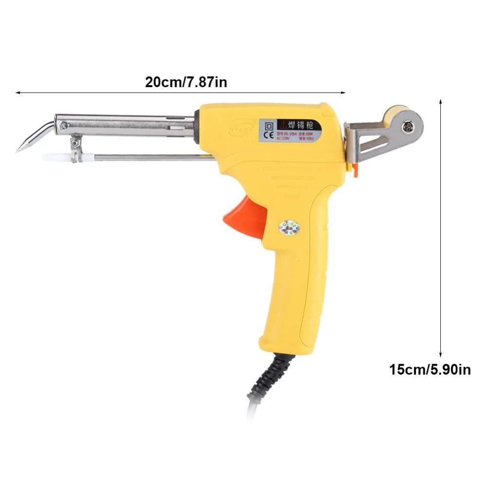 80w Electric Soldering Iron Gun Welding Tool With Detachable Solder