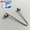 wire forming steel V shape button clip