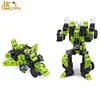 112pcs ABS green blocks robot set 2 in 1