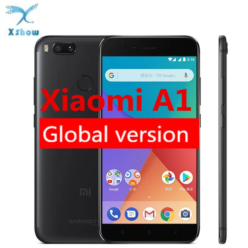 

Global Version Xiaomi Mi A1 4GB 32GB Snapdragon 625 Octa Core Metal Body Fingerprint ID FDD 5.5 Android One Dual 12MP