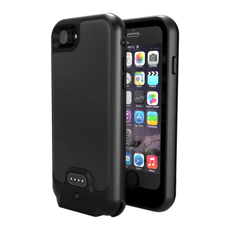 

Hot sale tpu pc mobile phone accessory transparent diving charger battery cell case for iPhone 8 plus