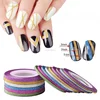 Yimart 1mm/2mm/3mm Nail Line Stickers Roll Striping Tape Line Nail Art Decoration Sticker