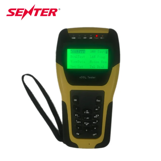 

Best selling VDSL2 VDSL tester SENTER ST332B DMM test Modem emulation function Li-ion battery handheld design, Yellow