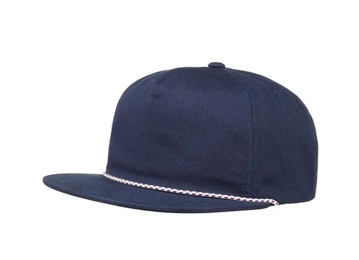 blank unstructured snapback