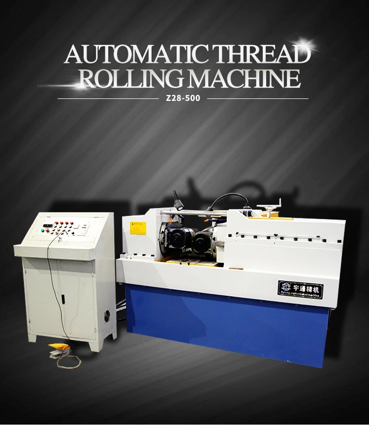 Automatic Nut Bolt U Bolt Making Machine Rod Threading Machine Thread ...