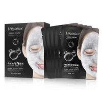 

Deep Cleaning Charcoal Facial Mask Pore Purifying Carbonated Oxygen Bubble Facial Mask Sheet