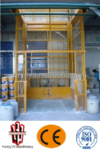 Hidráulicas verticales t tipo de ascensor carril de guía lift up