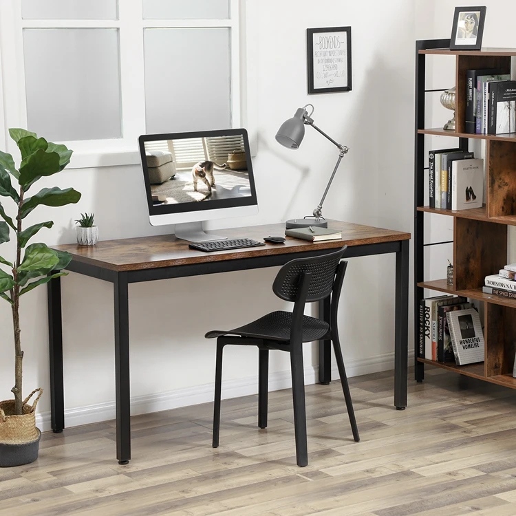 Vasagle Industrial Style Wood Surface Steel Leg Home Office