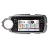 Android 8.1 car audio speaker for toyota yaris 2012-2013 dvd gps navigation system and multimedia right hand drive dsp carplay