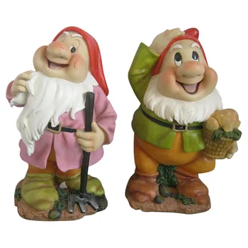 the seven dwarfs garden gnomes