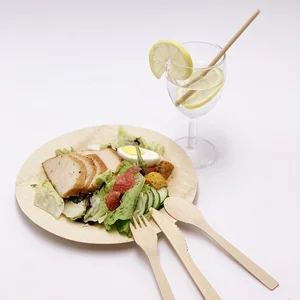 2019 Hot Sale Eco-friendly Natural Bamboo Dinner Fruit Food Plates