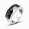 Individual character is tasted gem ring of men and women vogue tide ring titanium steel adorn article manufacturer sells
