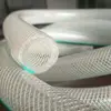 Nylon braids reinforced clear transparent 2 inch pvc braided hose pipe